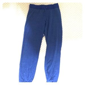 Vibrant Blue stretchy jogger sweatpants